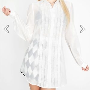 Sugar Thrillz
I Totally Paused Sheer Top never worn